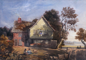 J. Varley - 'Cottage at Knaresborough'